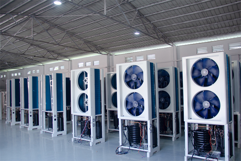 8匹雙風口工業(yè)省電空調特點